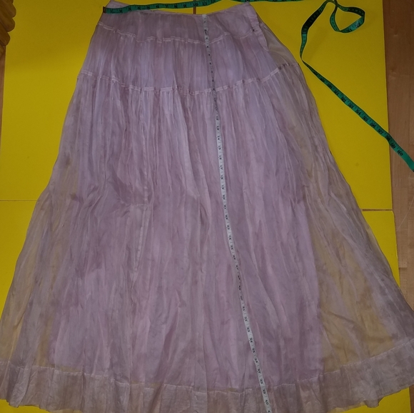Vtg. Max Mara Sport lilac full loose flowy skirt